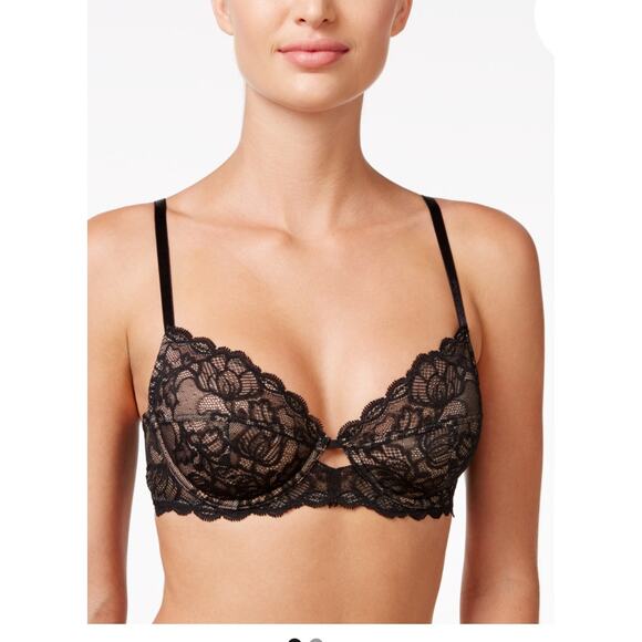 Brand New Calvin Klein Women's Size 34DDD Black Unlined Full Coverage Bra - Picture 1 of 8